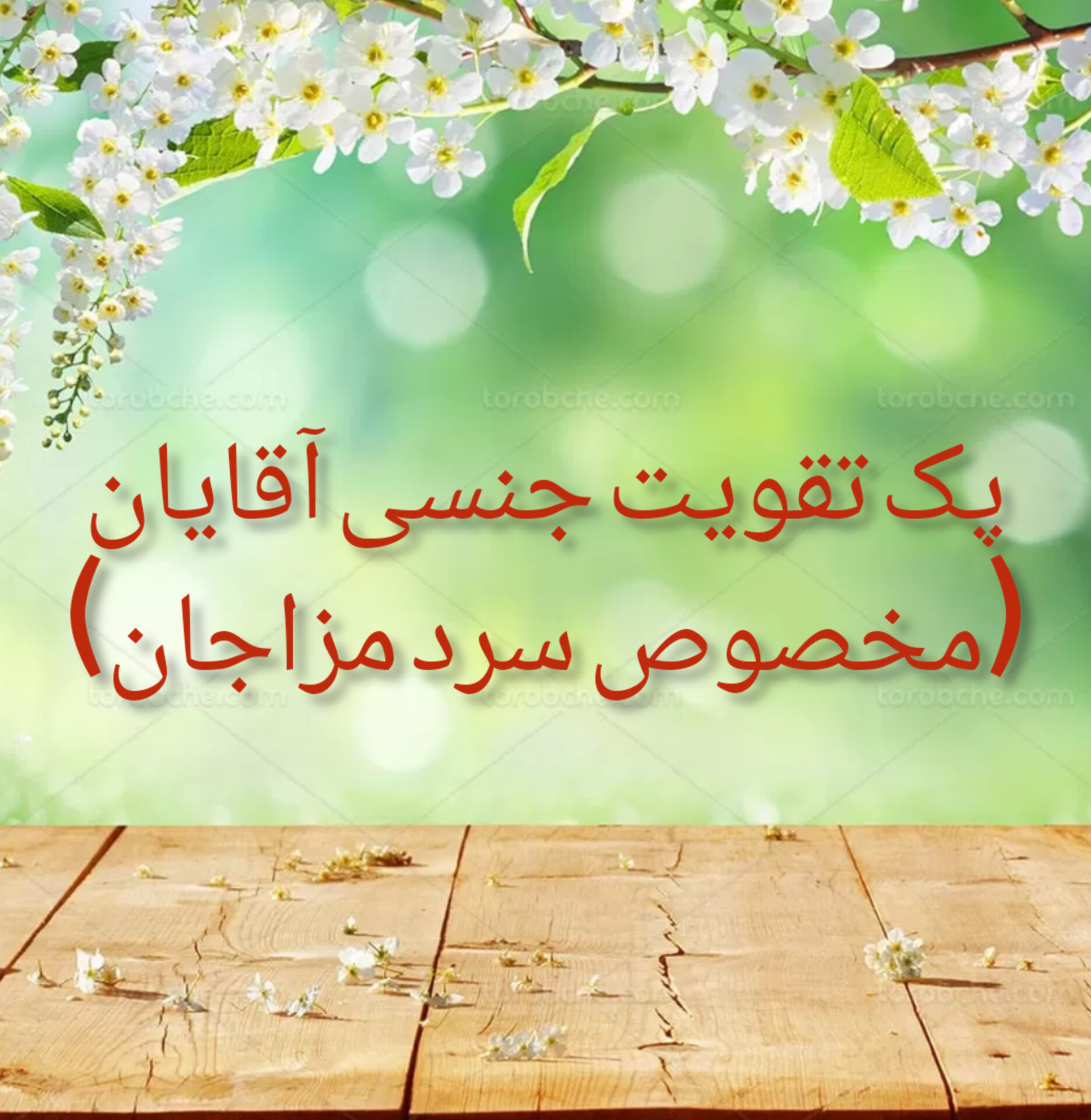 پک تقویت جنسی آقایان (مخصوص سرد مزاجان)